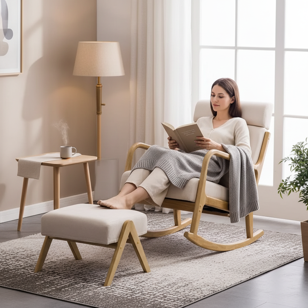 Fauteuil à Bascule Nordique