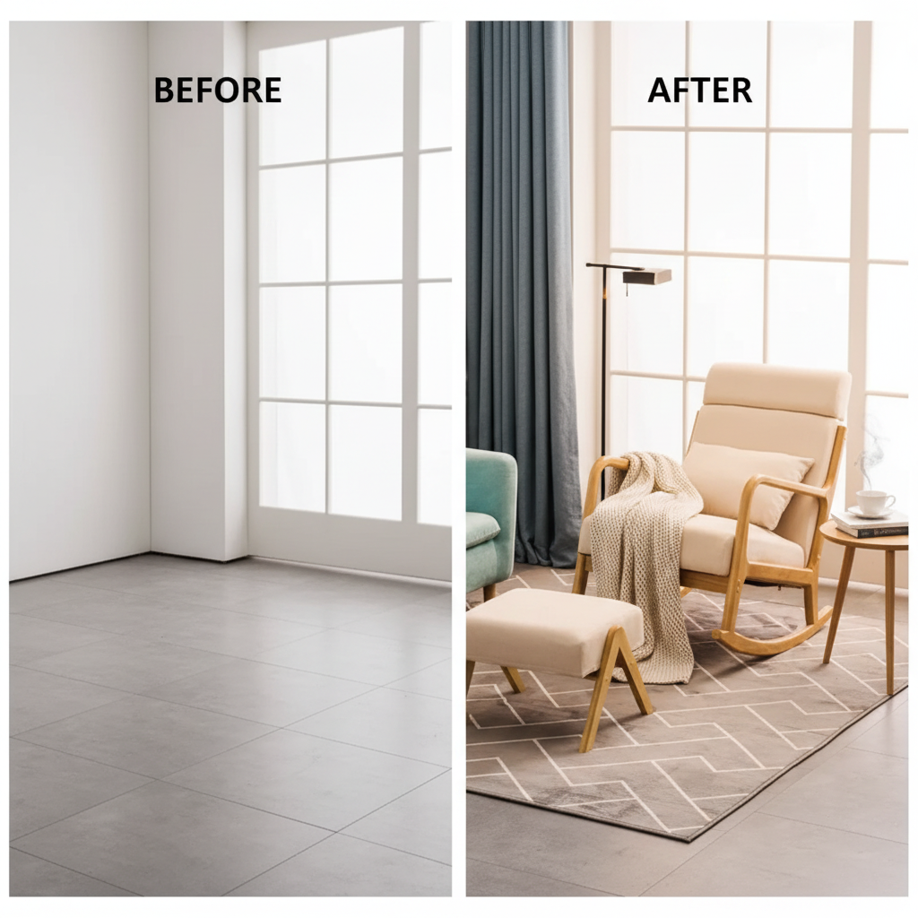 Fauteuil à Bascule Nordique